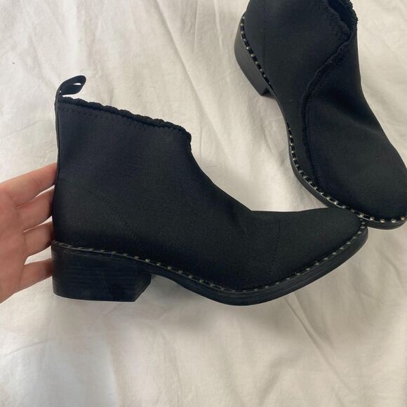 Charleston Shoe Company Barcelona Boot 1 Black Western Studded Ankle Boots US 9 - Picture 6 of 8